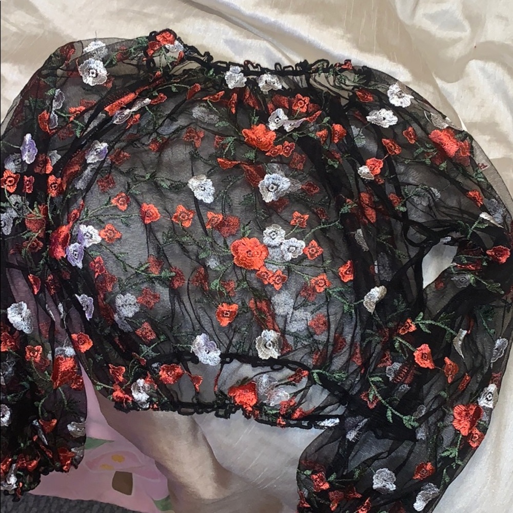 Crop top (put black tank under)